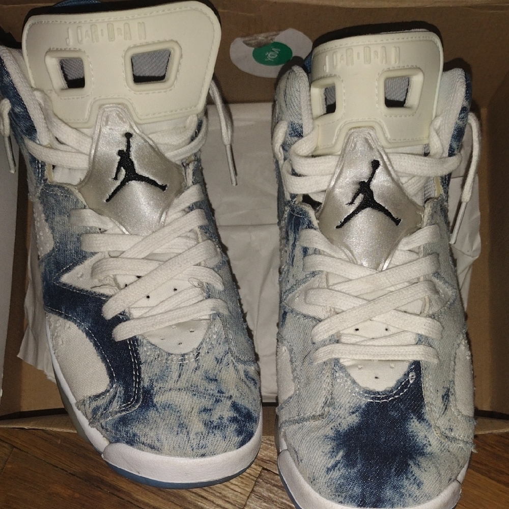 💥JORDAN 6 RETRO - ACID WASHED DENIM Sneakers💯